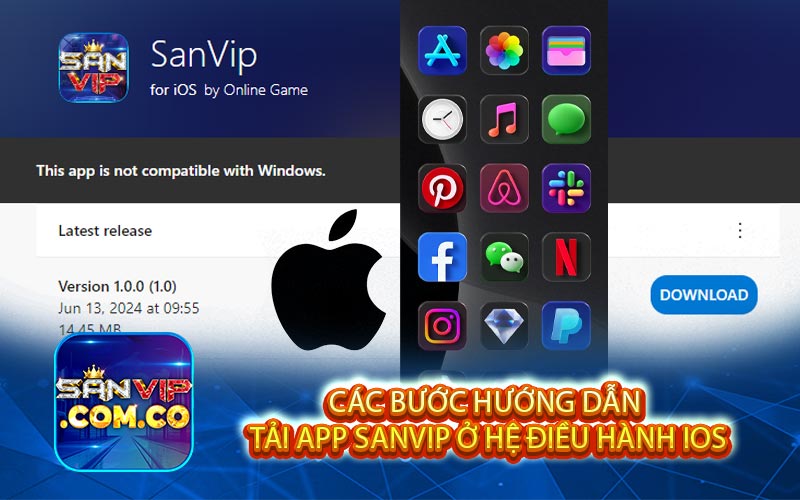 Cac Buoc Huong Dan Tai App Sanvip o He Dieu Hanh Ios