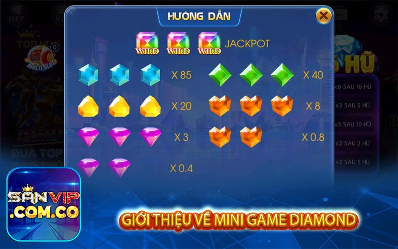 gioi thieu ve mini game diamond